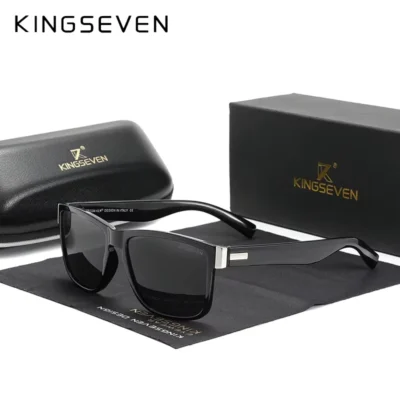 KINGSEVEN WAYFARER Style Sunglass, N752F, Black